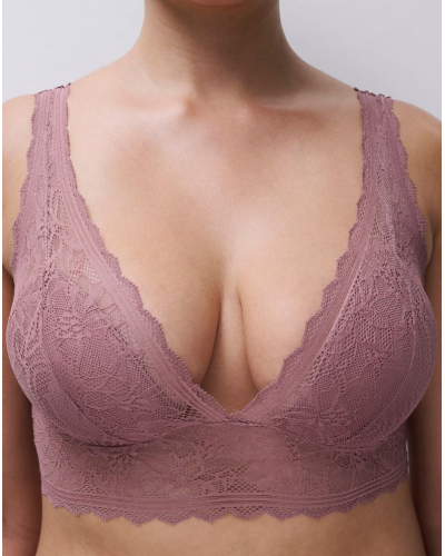 Padded wireless bra Chantelle Floral Touch (Rose des Bois)