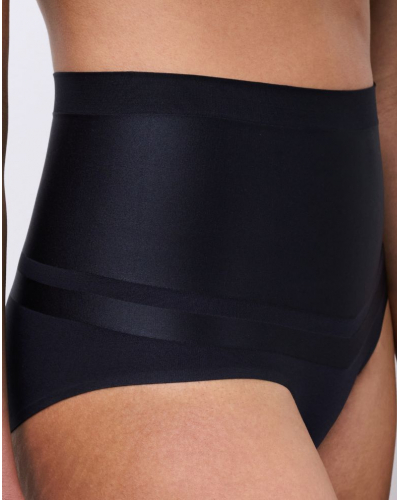 High shape waist knickers Chantelle Brilliant Shaping (Black)