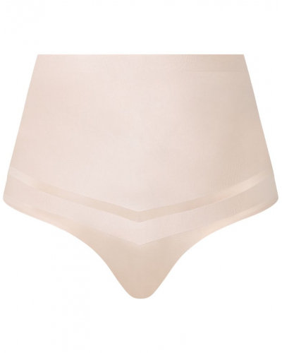 Extra shape high-waisted panties Chantelle Brilliant Shaping (Beige Doré)