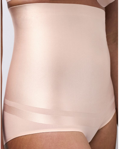 Bragas moldeadoras de cintura extra alta Chantelle Brilliant Shaping(Beige Doré)