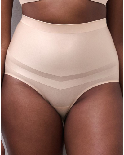 High shape waist knickers Chantelle Brilliant Shaping (Beige Doré)