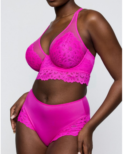 Sujetador plunge demi con relleno Prima Donna Twist Dear Night (Influencer Pink)