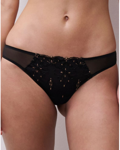 Tanga Chantelle Champs Elysées (Dazzling Black)