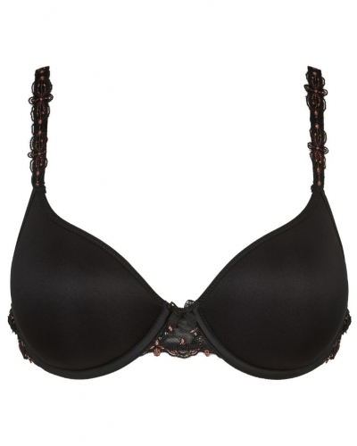 Sujetador con copas envolventes Chantelle Champs Elysées (Dazzling Black)