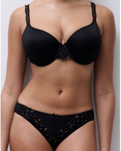 Envelopping padded bra Chantelle Champs Elysées (Dazzling Black)