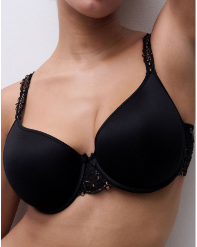Soutien-gorge coque enveloppant Chantelle Champs Elysées (Dazzling Black)
