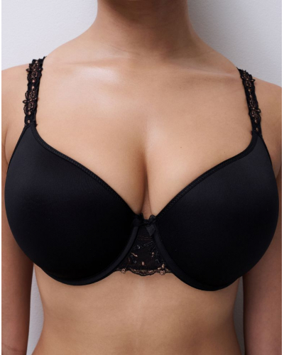 Envelopping padded bra Chantelle Champs Elysées (Dazzling Black)