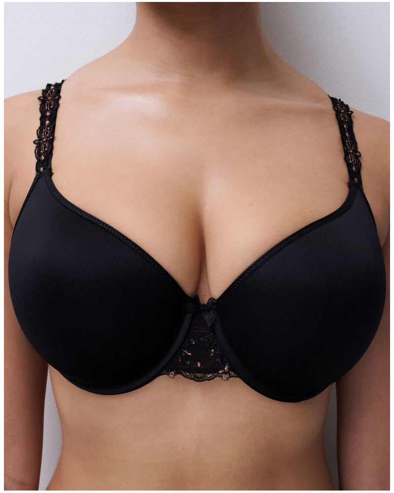 Soutien-gorge coque enveloppant Chantelle Champs Elysées (Dazzling Black)