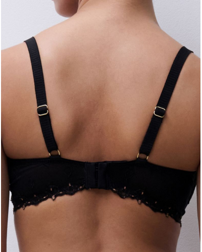 Soutien-gorge corbeille balconnet Chantelle Champs Elysées (Dazzling Black)