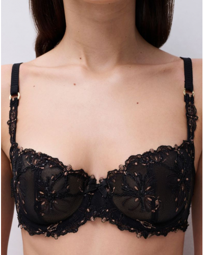 Soutien-gorge corbeille balconnet Chantelle Champs Elysées (Dazzling Black)