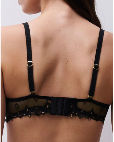 Soutien-gorge corbeille balconnet Chantelle Champs Elysées (Dazzling Black)