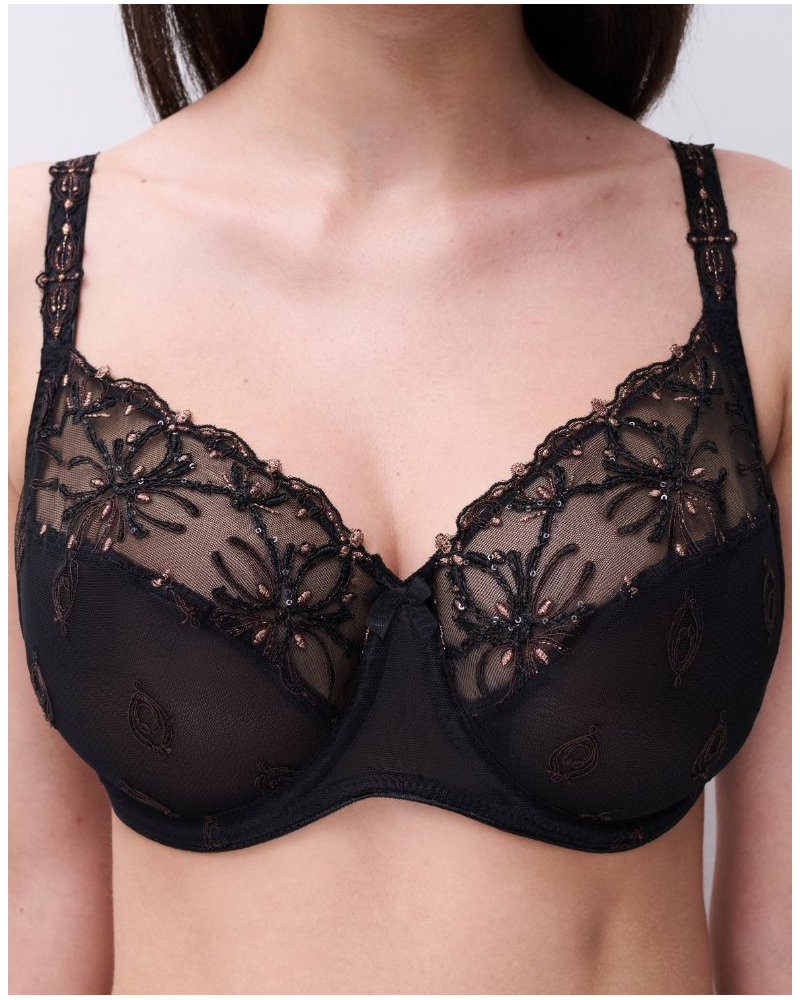 Underwired bra Chantelle Champs Elysées (Dazzling Black)