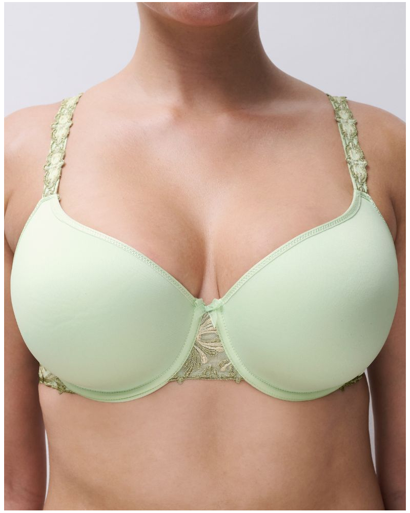 Envelopping padded bra Chantelle Champs Elysées (Green Powder)