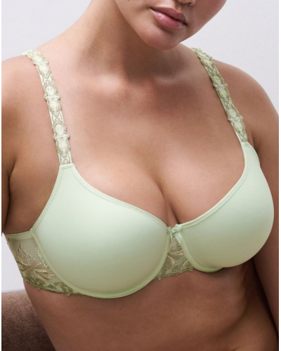 Envelopping padded bra Chantelle Champs Elysées (Green Powder)