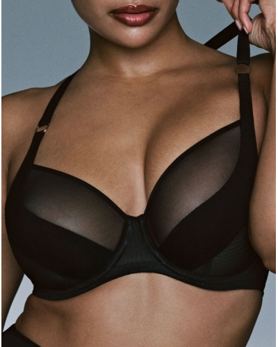 Soutien-gorge balconnet coupe tulipe Prima Donna Twist Sheary (Noir)