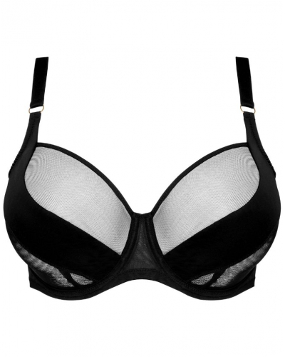 Tulip seam balcony bra Prima Donna Twist Sheary (Black)