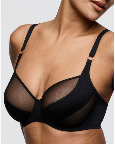 Soutien-gorge balconnet coupe tulipe Prima Donna Twist Sheary (Noir)