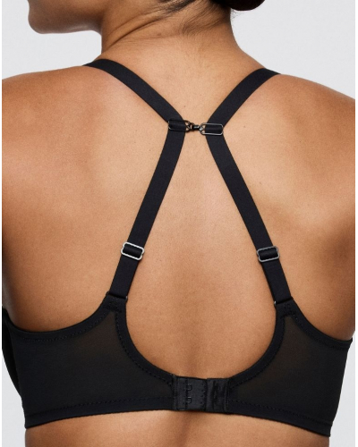Sujetador balconette corte tulipán Prima Donna Twist Sheary (Negro)