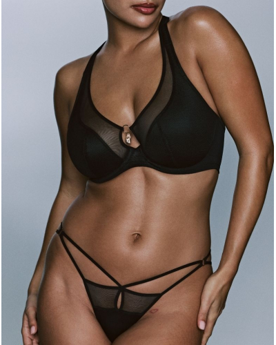 Soutien-gorge plunge demi mousse Prima Donna Sheary (Noir)