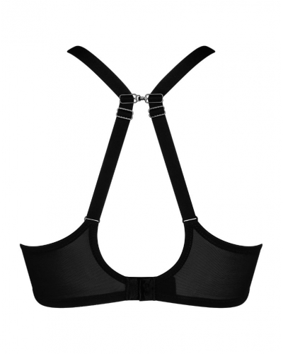 Half-cup padded plunge bra Prima Donna Sheary (Black)