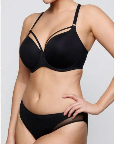 Bragas brasileña Prima Donna Twist Sheary (Negro)