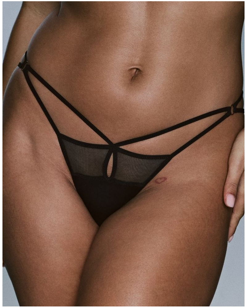 Tanga Prima Donna Twist Sheary (Negro)