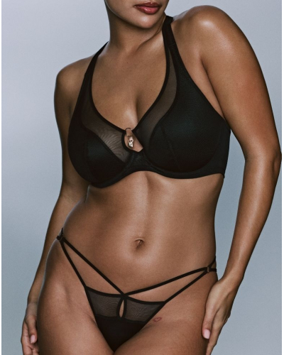Thong Prima Donna Twist Sheary (Black)