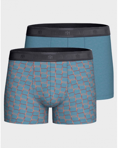 Paquete de 2 bóxers Impetus Q04 (Blue/Blue)