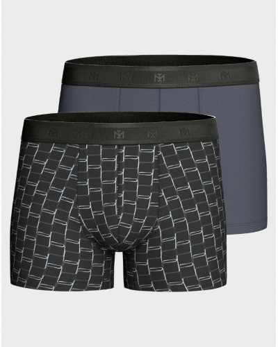 Pack of 2 boxers Impetus Q04 (Black/Grey)