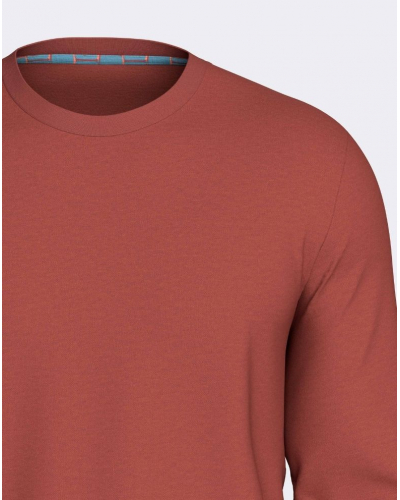 Pijama largo Algodón y Modal Impetus Nexus Q04 (Orange/Blue)