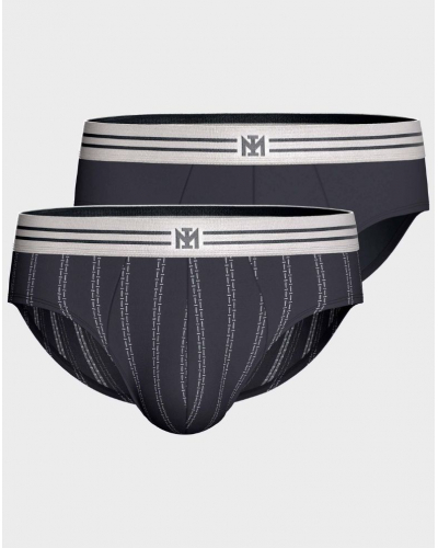 Pack of 2 briefs Cotton Impetus Q05 (Navy Blue/Navy Blue)