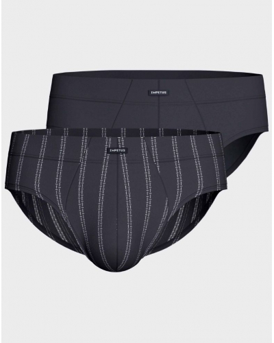 Lot de 2 slips en Coton Impetus Q05 (Navy Blue/Navy Blue)