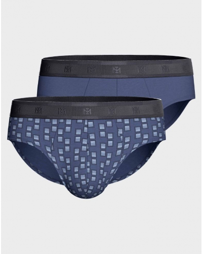 Pack of 2 briefs Impetus Q07 (Blue/Blue)