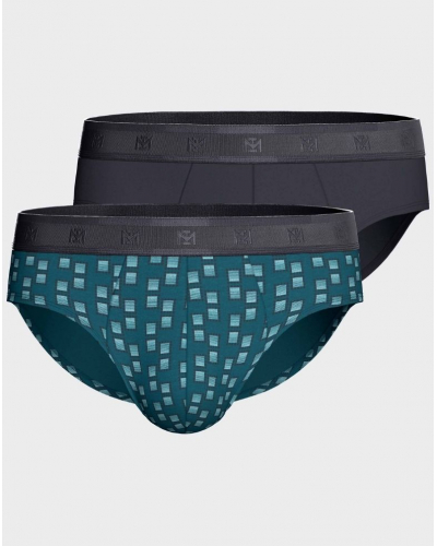 Paquete de 2 calzoncillos Impetus Q07 (Green/Navy Blue)
