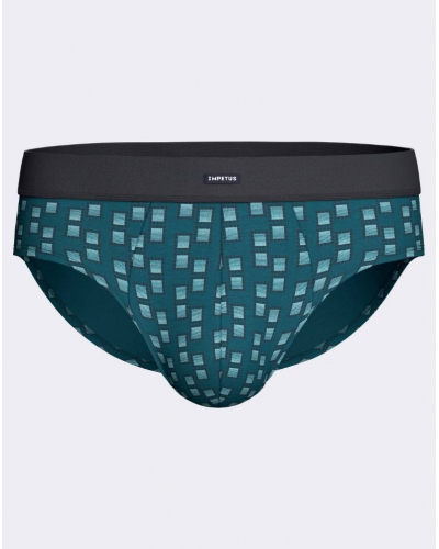 Paquete de 2 calzoncillos Modal y Algodón Impetus Composure Q07 (Green/Navy Blue)