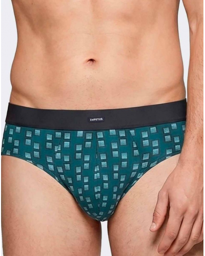 Paquete de 2 calzoncillos Modal y Algodón Impetus Composure Q07 (Green/Navy Blue)