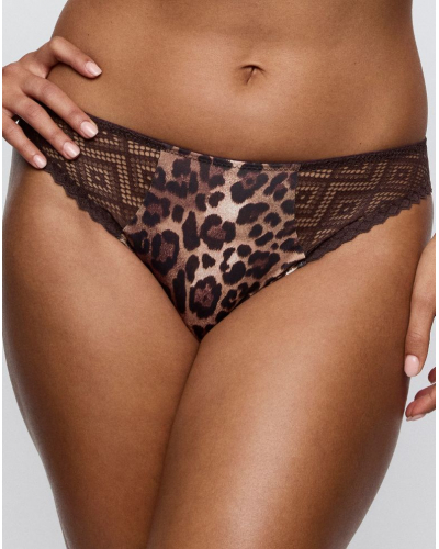 Bragas brasileña Prima Donna Twist Giganni (Leopard Bloom)