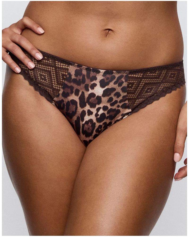 Bragas brasileña Prima Donna Twist Giganni (Leopard Bloom)