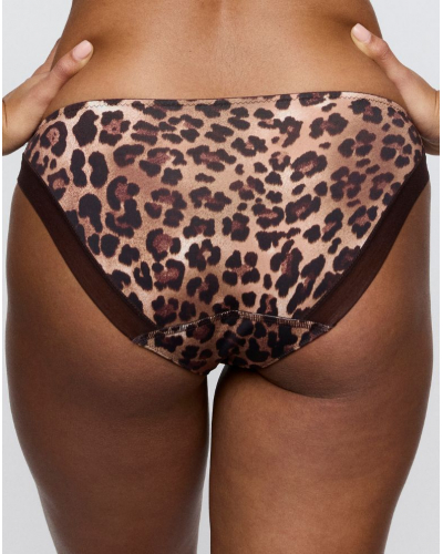 Slip brésilien Prima Donna Twist Giganni (Leopard Bloom)