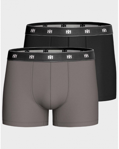 Pack of 2 boxers Lyocell Impetus Q09 (Grey/Black)