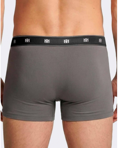 Lot de 2 boxers en Lyocell Impetus Q09 (Grey/Black)