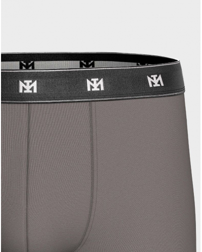 Lot de 2 boxers en Lyocell Impetus Q09 (Grey/Black)