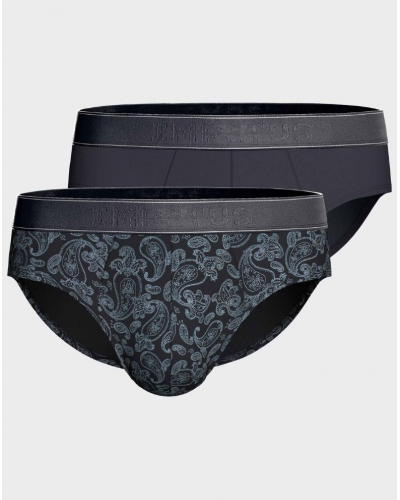 Paquete de 2 calzoncillos Impetus Q10 (Imprimé Marine/Marine)