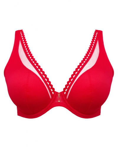 Sujetador plunge demi con relleno Prima Donna Twist Wowgirl (True Red)