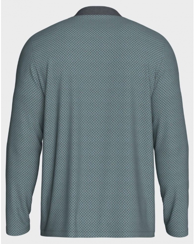Long pyjama 100% Cotton Impetus Easeline Q12 (Green/Grey Mix)