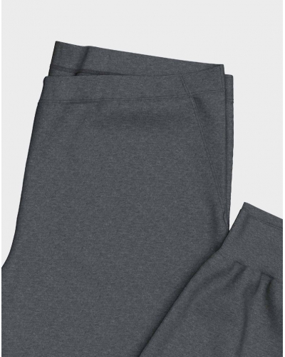 Pyjama long 100% Coton Impetus Easeline Q12 (Green/Grey Mix)