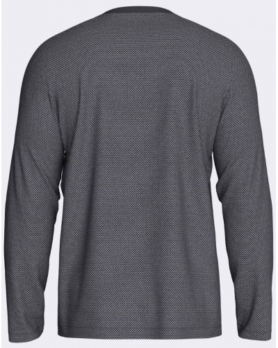 Pijama largo cuello en V 100% Algodón Impetus Domus Q13 (Imprimé Marine/Marine)