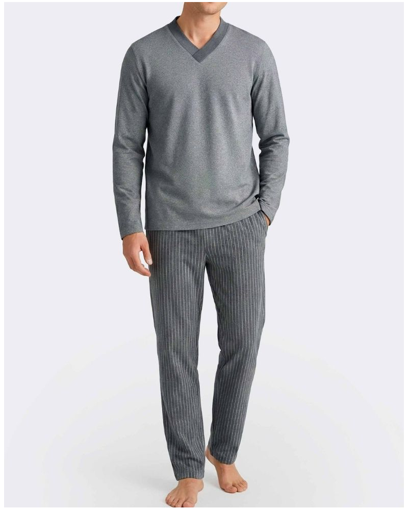 Pyjama long 100% Coton Impetus Regent Q15 (Grey Mix/Grey Mix)