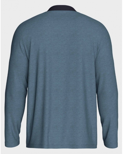 Long pyjama 100% Cotton Impetus D-Line Q16 (Blue/Navy Blue)
