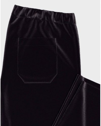 Pyjama long en Coton Impetus Stripen Q17 (Bordeaux/Navy Blue)